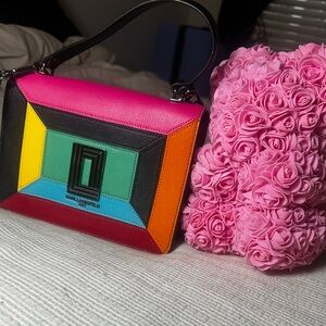 Karl Lagerfeld Vibrant Multicolor Crossbody Bag